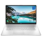HP 17 Laptop, 17.3'' HD+ Touchscreen, Intel Core i7-1165G7 Processor, 16GB DDR4 RAM, 1TB PCIe SSD, Backlit Keyboard, HDMI, Windows 11 Home, Silver