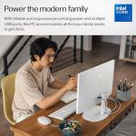 HP 22" FHD All-in-One Desktop Computer • 16GB DDR5 RAM • 512GB External and 128GB UFS Storage | The New Version for Everyday Efficency • Latest 13th Gen Intel Quad-Core • Office 365 for The Web