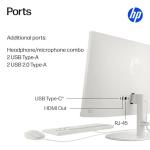 HP 22" FHD All-in-One Desktop Computer • 16GB DDR5 RAM • 512GB External and 128GB UFS Storage | The New Version for Everyday Efficency • Latest 13th Gen Intel Quad-Core • Office 365 for The Web