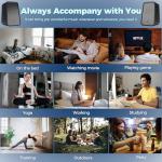 ROSON Computer Speaker, Compact Size Speaker with Headphone Jack, Enhanced Bass and Volume Control, Stereo 2.0 USB Powered 3.5mm Aux Multimedia Speakers for Laptop/Desktop/Tablets/Phone