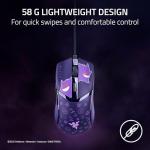 Razer Cobra Gengar Edition - Lightweight Wired Gaming Mouse - 8500 DPI Sensor - 58g - 3rd Generation Optical Mouse switches - Chroma Lighting - Speedflex Cable - PC/MAC | Pokémon Gengar