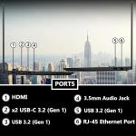 Lenovo ThinkPad E16 Gen 3, 16" FHD+ Touch Display, Intel Ultra 5 225U, 32GB DDR5 RAM, 1TB SSD PCIe, Fingerprint, Backlit Keyboard, WiFi 6E, RJ-45, HD Webcam, Win 11 Pro, AI Business Laptop - Black