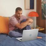 HP 17.3" FHD Display, Free Microsoft Office 2024 Lifetime License, Copilot AI Chat, 8GB LPDDR5 RAM, 512GB SSD, AMD Ryzen 5 Processor, Webcam, Numeric Keypad, Long Battery Life, Windows 11 Pro,Silver