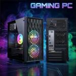 STGAubron Gaming PC Computer Desktop, Intel Core i7 8th Gen up to 4.1GHz, Radeon RX 590 8G, 16G DDR4, 512G SSD, WiFi 6 & BT 5.2, RGB Fan x2, Windows 11 Home