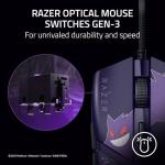 Razer Cobra Wired Gaming Mouse: 58g Lightweight - Gen-3 Optical Switches - Chroma RGB Lighting Underglow - 8500 DPI Optical Sensor - 100% PTFE Mouse Feet - Speedflex Cable - Pokemon Gengar Edition