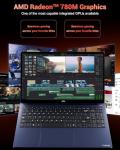 NIMO 15.6" Light-Gaming-Laptop, 8 Cores AMD Ryzen 7 8745HS 16GB DDR5 RAM 512GB SSD (Beat R9 6900HX, up to 4.9GHz) Radeon 780M GPU IPS FHD Computer with 100W Type-C Fingerprint, Backlit Keyboard