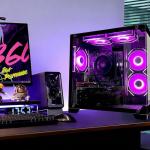 SKYESEV Gaming Desktop Computer PC,AMD Ryzen 5 5600,RTX3050 6GB,32GB RAM and 1TB M.2 NVMe PCle,ARGB Fan,WiFi,Game Design Office Console,Sea View Room,Prebuilt Gaming PC Tower