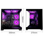 SKYESEV Gaming Desktop Computer PC,AMD Ryzen 5 5600,RTX3050 6GB,32GB RAM and 1TB M.2 NVMe PCle,ARGB Fan,WiFi,Game Design Office Console,Sea View Room,Prebuilt Gaming PC Tower