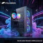 STGAubron Gaming PC Computer Desktop, Radeon RX 580 8G, Intel Core I7 8th up to 4.1GHz, 16G DDR4, 1T SSD, WiFi 6 & BT 5.2, RGB Fan x4, Windows 11 Home