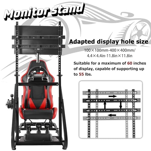 Dardoo G923 Racing Simulator Cockpit with Monitor Frame