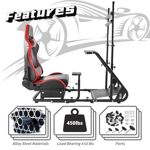 Dardoo G923 Racing Simulator Cockpit with Monitor Frame