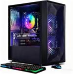 STGAubron Prebuilt Gaming PC Desktop, Radeon RX 550 4G, Intel Core i5 up to 3.7GHz, 16G RAM, 512G SSD, WiFi 6, BT 5.3, RGB Fan x2, Windows 11 Home