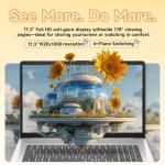 HP 2026 17 inch laptops, 16GB RAM 512GB SSD Windows 11 Pro, Intel Core i3-N305, 17.3" FHD IPS, Up to 9.5 Hours Battery Life–Business Laptop for Work & Students, AI Copilot, Type-c, G255 Accessory Kit