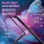 Dell Inspiron 15.6" 2K Touch Business Laptop, New 13th Gen Intel Core i5 (Beat i7-1250U), 16GB RAM, 512GB External and 256GB SSD Storage, Win 11, Office 365 for Web, w/WOWPC Bundle