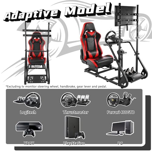 Dardoo G923 Racing Simulator Cockpit with Monitor Frame