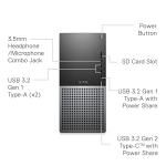 Dell XPS 8950 Desktop Computer - 12th Gen Intel Core i7-12700K, 16GB DDR5 RAM, 512GB SSD + 1TB HDD, NVIDIA GeForce RTX 3060 12GB, Wi-Fi 6, VR Ready, Air Cooled, Bluetooth, Windows 11 Home - Black