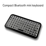 iPazzPort Mini Bluetooth Wireless Keyboard with 8-Color Backlight, Compact Couch Small Keyboard, Rechargeable, for Laptop, Tablet, Smartphone, Travel & Home