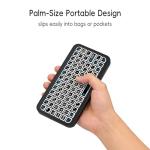 iPazzPort Mini Bluetooth Wireless Keyboard with 8-Color Backlight, Compact Couch Small Keyboard, Rechargeable, for Laptop, Tablet, Smartphone, Travel & Home