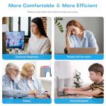 OMOTON Wired Keyboard for Mac, Large Print Backlit Keyboard with Numeric Keypad, Dual Interface (USB C + A), 7 Colors Light UP and Easy to See Big Letters for MacBook Pro/Air, Mini, iMac, Space Grey