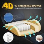 Gamtimer Gaming Chair, 400 lbs Adult Chair, High Back Computer Chair with Footrest and Linked Armrests, Office Video Game Chair with Lumbar Support (Blue)