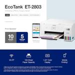 Epson EcoTank ET-2803 Wireless All-in-One Printer
