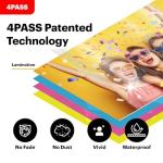 Kodak Mini 2 Retro 4PASS Portable Photo Printer, 2.1x3.4 inches, 38 Sheets Bundle, White