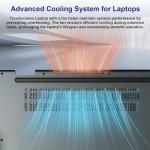 jumper 16 inch Convertible Laptop, Laptop Computer with Quad Core N95 Processor (Up to 3.4GHz), 16GB DDR5 RAM 640GB Storage, 360 Degree Touchscreen, Backlit Keyboard, Fingerprint Reader, BT5.2, WiFi 6