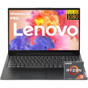 Lenovo 2026 V15 Laptop for Student & Business with Microsoft Office, AMD Ryzen 3 7320U (Beat i7-1065G7), 15.6'' FHD, Long Battery, 16GB RAM, 512GB SSD, Ethernet Port RJ-45, Windows 11 Pro, No Mouse