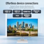 23.8" Full HD All in One PC Desktop Computer (Dec 2025 Release) - 16GB RAM, 512GB SSD, Windows 11, Intel 15th Gen Quad-Core CPU, HDMI, USB 3.0 - AIO PC with Wireless Keyboard, Mouse, 3MP Web Camera