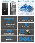 Dell Tower Desktop Computers (Next Gen OptiPlex), 14th Gen Intel 14-Core i5-14500 up to 5.0GHz, 16GB DDR5 RAM, 512GB PCIe SSD, Type-C, HDMI + 1 DisplayPort, Windows 11 Pro