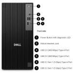 Dell Tower Desktop Computers (Next Gen OptiPlex), 14th Gen Intel 14-Core i5-14500 up to 5.0GHz, 16GB DDR5 RAM, 512GB PCIe SSD, Type-C, HDMI + 1 DisplayPort, Windows 11 Pro
