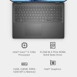Dell 16 Laptop DC16250-16.0-inch 16:10 FHD+ Touch Display, Intel Core 5 120U Processor, 16GB DDR5 RAM, 512GB SSD, Intel Graphics, Windows 11 Home, 1 Year Basic Onsite Service - Carbon Black
