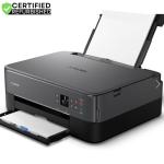 Canon PIXMA TS6420a All-in-One Wireless Color Printer with Print, Scan, Copy, Photo Print & Mobile Functions (Renewed) Bundle with DGE USB Cable + Small Business Productivity Software Kit
