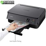 Canon PIXMA TS6420a All-in-One Wireless Color Printer with Print, Scan, Copy, Photo Print & Mobile Functions (Renewed) Bundle with DGE USB Cable + Small Business Productivity Software Kit