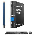 Lenovo ThinkCentre neo 50q Gen 4 Tiny Business Desktop (Intel 8-Core i5-13420H (> i7-1255U), 32GB DDR4 RAM, 1TB SSD, UHD Graphics) MFF, Mini PC, DisplayPort, Ethernet, HDMI, Wi-Fi 6, Win 11 Pro