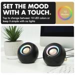 X9 Performance Computer Speakers for Desktop PC - Bluetooth, Aux, and USB Speakers with RGB Lighting for Desk Top, Laptops, Tablet
