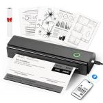 Anycash Portable Printer Wireless for Travel, Inkless Printers Mobile Thermal Printer for 8.5" X 11" & A4 Thermal Paper, Bluetooth Compact Impresora Portátil for Phone, Laptop, Office Home use