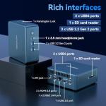 High Speed GEEKOM IT13 Mini PC 2026 with 13th Gen Intel i5-13600H |16GB RAM | 1TB SSD | Windows 11 Pro | 2 X USB4.0(40Gbps) | Quad Display| WiFi 6E |SD Slot | Intel NUC13 Replacement Desktop Computers
