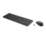 HP 230 Wireless Mouse and Keyboard Combo - 2.4GHz Wireless Connection - Long Battery Life - Durable & Low-Noise Design - Windows & Mac OS - Adjustable 1600 DPI - Numeric Keypad (18H24AA#ABA)