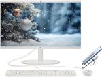 HP 21.5" FHD All-in-One Desktop Computer, 32GB RAM 1.2TB Storage (1TB SSD + 256GB Docking Station Set), Dual-Core Intel Celeron, Windows 11 Pro with Microsoft Office Lifetime Suite, Keyboard & Mouse