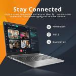 HP 15.6” Laptop | 2026 Edition | 16GB DDR4 RAM | 256GB PCIe SSD | Intel Processor | FHD 1080p Display | Windows 11 Home | Wi-Fi 6 & Ethernet | Full-Size Keyboard | Long Battery Life for Everyday Use