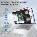 HP 17 Touchscreen Laptop Computer, 17.3" HD+ Touch Screen Business PC, Intel Core i7, 32GB RAM 2TB SSD, Windows 11 Pro, Lifetime Office, 10 key Numeric Backlit Keyboard, Fingerprint Reader