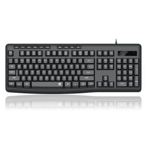 Redragon BK7366 Wired Keyboard,Multimedia USB Quiet Computer Keyboard,Silent Keyboard with Large Number Pad,Spill-Resistant,Anti-Wear Letters,Full Size for Laptop,Desktop