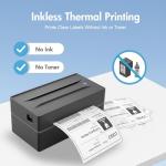 Bluetooth Thermal Shipping Label Printer: 4x6 Wireless Label Maker with Tape for Small Business - Compatible with iPhone, Android, Windows & Mac, Widely Used for USPS UPS Ebay Amazon Shopify Etsy