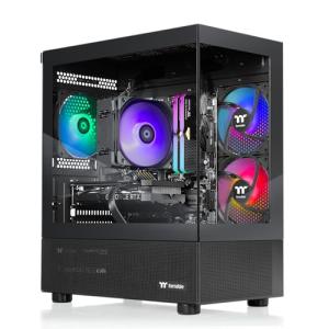 Thermaltake LCGS View i1460T-170 Gaming Desktop (Intel Core™ i5-14400F, ToughRam 32GB DDR5 6000MT/s RGB Memory, NVIDIA GeForce® RTX 5060 Ti 8G, 1TB NVMe M.2, WiFi, Windows 11) V17B-B760-56T-LCS