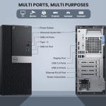 Dell Optiplex 7050 Tower Desktop Computer PC - Intel Core i7-7700 7th Gen - 16GB DDR4 RAM - 1TB SSD - New 24 Monitor - Wireless Keyboard & Mouse - WiFi - Window 11 Pro (Renewed)