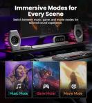 Edifier G2000 Pro Bluetooth Computer Speakers with 7.1 Virtual Surround Sound, RGB Lighting, USB & Aux Input - Ideal Gaming Desk Accessories for PC, PS5, Game Console (White)