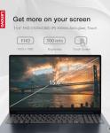 Lenovo Ideapad 1 Laptop, 15.6" FHD (1920x1080) IPS 300nits Anti-Glare Display, Touch, Ryzen 5 7520U, 8GB RAM, 512GB Storage, AMD Radeon Graphics, HDMI, Windows 11, HDMI, Abyss Blue