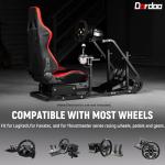 Dardoo G923 Racing Simulator Cockpit with Red Seat
