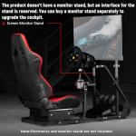 Dardoo G923 Racing Simulator Cockpit with Red Seat